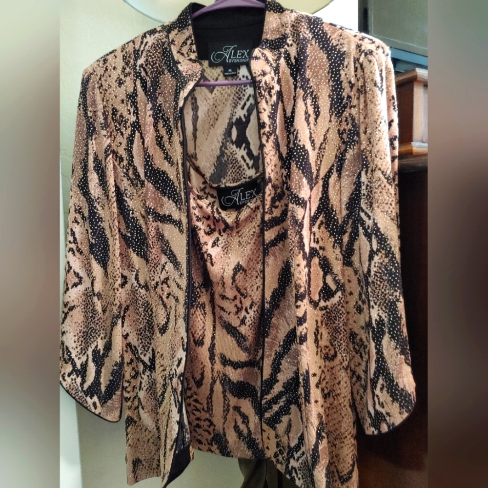 Alex Evenings 2 piece shell and jacket